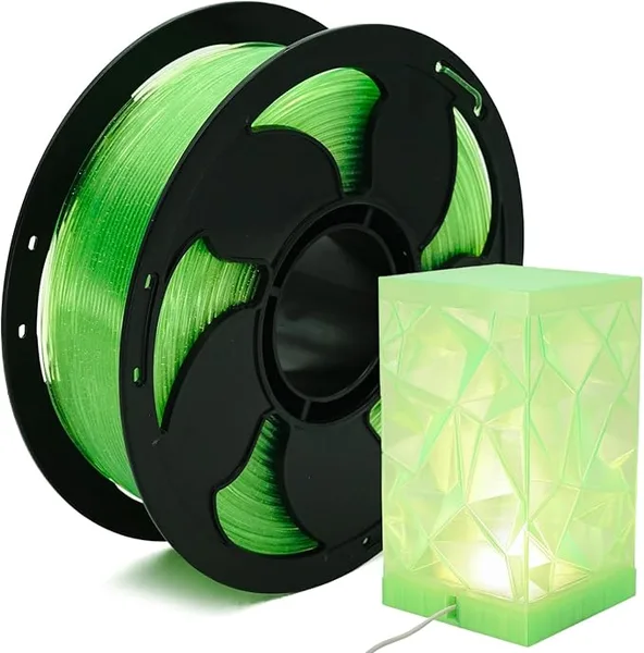 Toksen 3D PLA High Speed Transparent Green