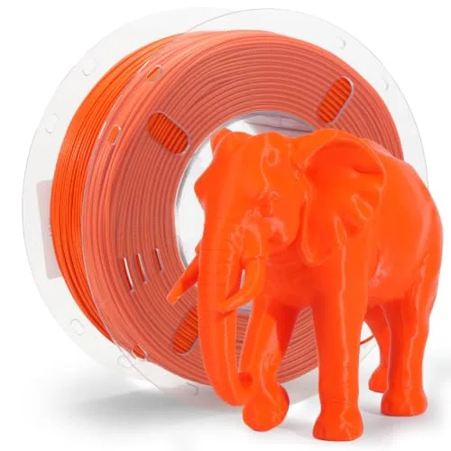 VOXEL VOXELAB HS PLA+ Filament, High Speed PLA Plus 3D Printer Filament, 1kg (2.2lbs) for Most FDM 3D Printers, Enhanced Toughness & Smooth Printing, Superior Layer Adhesion(Orange)