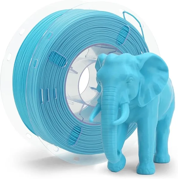 VOXEL VOXELAB HS PLA+ Filament, High Speed PLA Plus 3D Printer Filament, 1kg (2.2lbs) for Most FDM 3D Printers, Enhanced Toughness & Smooth Printing, Superior Layer Adhesion(Cyan)