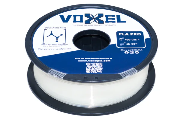 VOXEL VOXELPLA PLA+ HS (Pro) Ice Clear Filament (1kg)