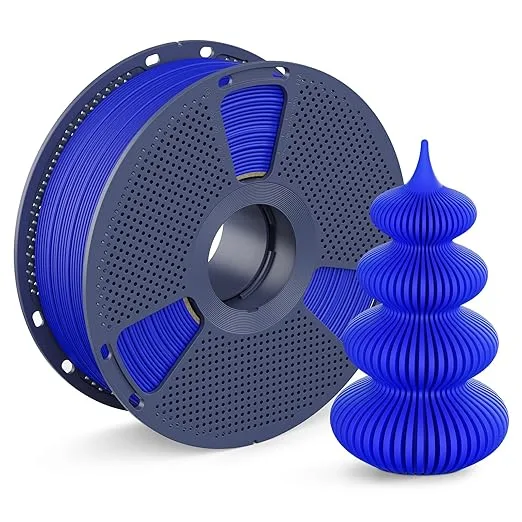 Yoopai Matte PLA Filament Royal Blue Color, 1kg(2.2lbs) SUNLU 3D Printer Filament, Smooth Matte Finish, Less Brittle, Reduced Layer Line Appearance, Klein Blue