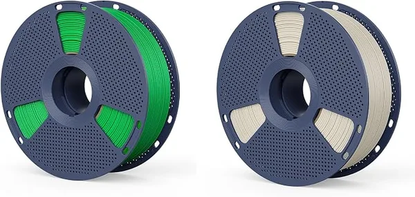 Yoopai Matte PLA Filament Green+BoneWhite