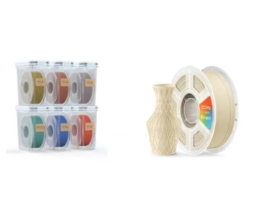 Yoopai YOOPAI 6 Pack Filament Storage Box & Matte PLA+ Desert Tan Filament