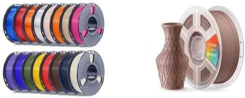 Yoopai SUNLU PLA+ 2.0 16x250g Filament & Matte PLA+ Earth Brown Filament