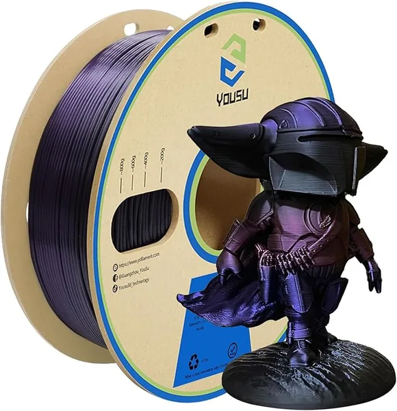 Yousu PLA Silk Black / Purple