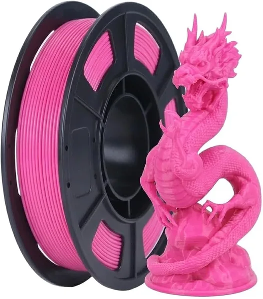 Yousu PLA+ 3D Printer Filament 250g Pink, Tougher & Stronger PLA Plus Material for Precision Prototyping, Clog-Free & Warp-Resistant, Compatible with Most FDM 3D Printers