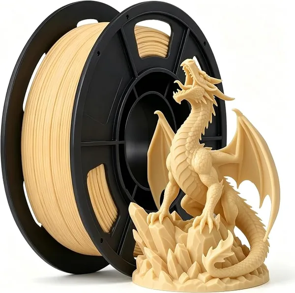 Yousu Matte PLA Filament 250g 3D Printer Filament, ± Dimensional Accuracy, Bubble-Free Matte PLA for FDM 3D Printers, Ideal for Professional Prototypes & Home Decor, Skin