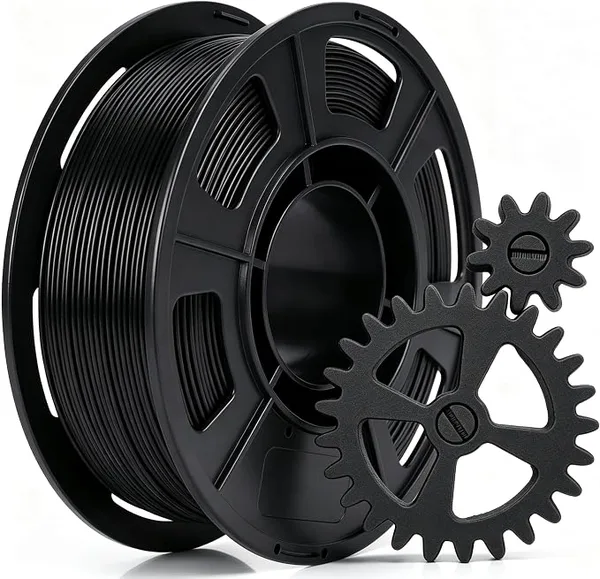 Yousu Carbon Fiber PLA Filament, 250g Sample Spool, Matte Black 3D Printer Filament for High-Stiffness Functional Parts, Prototyping & Mechanical Components, Dimensional Accuracy +/-