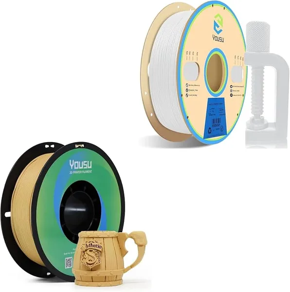 Yousu YOUSU Polypropylene PP Filament 1kG and YOUSU Matte PLA Filament 1KG