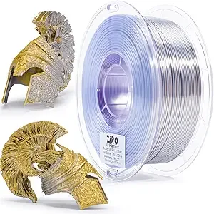 ZIRO PLA Silk Gold and Silver