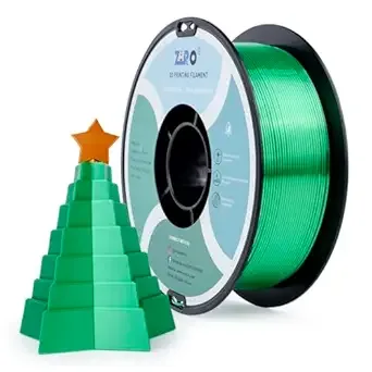ZIRO PLA Silk Christmas Green
