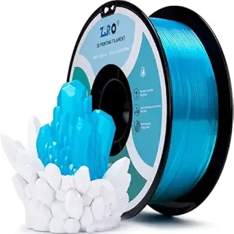 ZIRO PLA Translucent Light Blue
